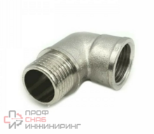 Угольник SantechSystems латунь/никель Ду 15 ВР/НР