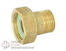 Соединение с накидной гайкой НВ 1/2" x 3/4" с плоской прокладкой