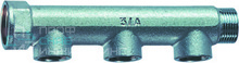 Коллектор FAR 1" с 3 отводами 1/2" ВР