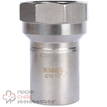 Вставка переходная Rommer НПр-ВР 42х11/2 из нержавеющей стали