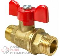 Кран шаровой VALFEX для ВОДЫ 3/4" НР/НР ручка-бабочка, латунный 11Б27фт1М VF.219.LB1.034.Bir