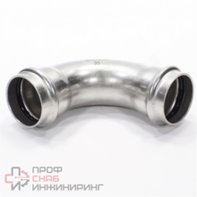 Отвод WAAG Heavy Inox 90° 35-35 пресс-пресс сталь нержавеющая