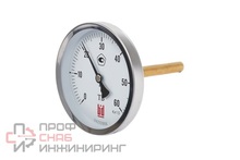 Термометр BD ТБ биметаллический 100Т/100 (0-60С)  G1/2, 1,5 рос