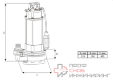 Дренажный насос Wellmix WQD 10-8-0.75 NEW (750Вт, 1х220В)  кабель 10м