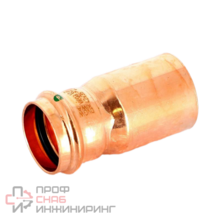 Муфта надвижная Profipress, c SC-Contur 42 x 35, медь, модель 2415.1