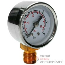 Манометр Aquario PG-S40R