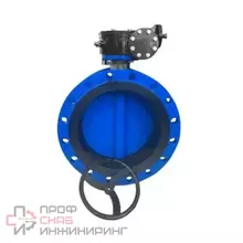 Затвор поворот чуг Benarmo EPDM Ду900 Ру10/16 ред п/эл фл д/чуг 2110RA