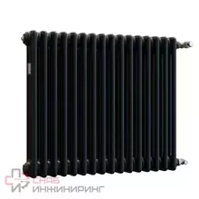 Радиатор Arbonia 3057 стальной 3-х трубчатый, 26 секций, высота: 570 мм, длина: 1170 мм, цвет: RAL9005 matt, боковое подключение № 12, размер подключения: 3/4"