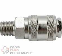 Разъемное соединение ECO быстросъем МАМА наружная резьба G1/4 сталь AS-F/MT14