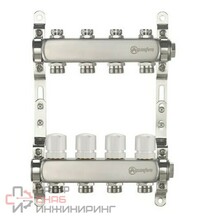 Группа коллект нерж Aquasfera 1" м/м 2в 3/4" ЕК н/р 9504-01