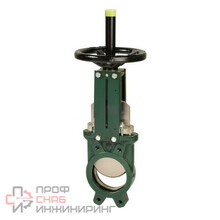 Задвижка Tecofi шиберная из ковкого чугуна со штурвалом и уплотнением нитрил DN400