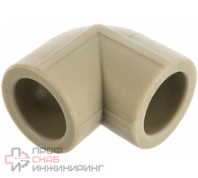 Колено Valfex диаметром 20 мм из серого полипропилена (90 град.)