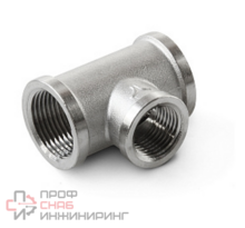 Тройник латунный ВР 1" x 1/2" x 1", ProAqua