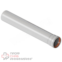 Удлинитель дымохода WAAG DN80 x L0,5м