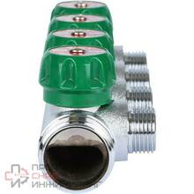 Коллектор регулирующий STOUT SMB-6849-011204 1, 4 отвода 1/2