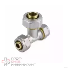 Тройник МП Aquasfera обжимной латунь Дн26х20х26 перех 7012-06