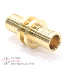 Муфта 32-32, WAAG Axial, надв.гильза-надв.гильза, латунь