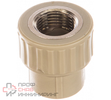 Муфта PP-R сер комб Дн20х1/2" VALFEX ВР 10129020Г 127-0353