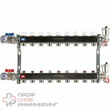 Коллектор ROMMER из нержавеющей стали в сборе без расходомеров 9 выходов