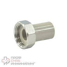 Штуцер PP-R серый комбинированный Дн20х3/4" нак/г VALFEX 10136020Г