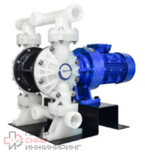 Мембранный насос с электродвигателем TekFlo серии EDL, модель EDLH50PFFF