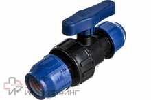 Кран шаровой РосТурПласт ПНД 25мм PN10