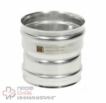 Переход с котла Теплов и Сухов М-М d 130 х 150 толщ. 0.8 нерж (304)