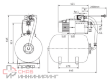 Насосная станция Wilo HiMulti 3 H 50/2-25 P