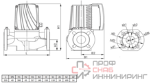 Циркуляционный насос Wellmix WRE BASIC 40-180 F_380V
