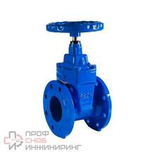 Задвижка чугунная с обрезиненным клином REON тип RSV04, PN16 DN400