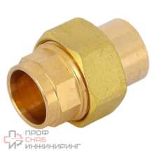 Разъемное соединение ВВ с коническим уплотнением, бронза, DN35, модель 94340