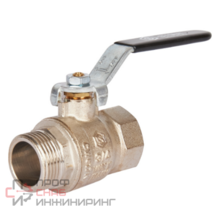 Кран шаровой ВР/НР, ручка рычаг 3/4", Stout