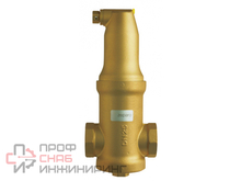 Сепаратор воздуха для горизонтального трубопровода Zeparo ZUV 32 , внутренняя резьба, DN 32, Qnom = 3,7 м3/ч, Tmax = 90 ⁰C, PN10