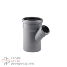 Тройник РосТурПласт ВК ПП 110/75х67, серый,G