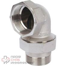 Разъемное угловое соединение STOUT американка ВН уплотнение под гайкой o-ring кольцо никелированное 2 (2700I4N202000B)