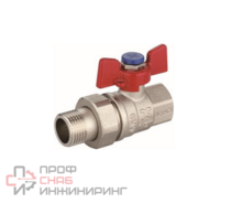 Кран шаровый 1 1/4"-32 ВР-НР американка баб. IVANCI-Superior