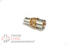 Муфта-пресс редукционная, латунь, Giacomini RM103 Ду32х16