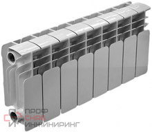 Радиатор Русский радиатор Корвет алюминиевый секционный 200/100/6 боковое подключение