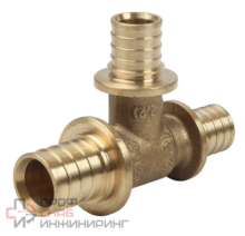 Тройник 20-16-16, Sanext, надвижная гильза-надвижная гильза, латунь