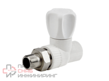Вентиль для радиатора прямой КОНТУР PP-R D25-3/4 н/р