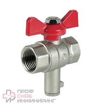 Кран шаровой Valfex для термодатчика Ду20 ВР/ВР VF.138.DB.034