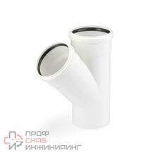 Тройник, 45°, 125, 125, PP (полипропилен) Rehau