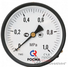 Мановакуумметр Росма ТМВ-521ТЭ.0 (-0,1-0,3MPa) 1/2.1,0