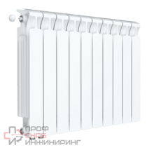 Радиатор биметаллический Rifar Monolit Ventil 500/10, левое подключение, 50 мм (без H-образного узла)