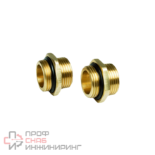 Ниппель Watts 1"-1", AS, MSP, резьба-резьба, нар., латунь