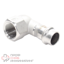 Отвод WAAG Heavy Inox 90 15-1/2"пресс- ВР