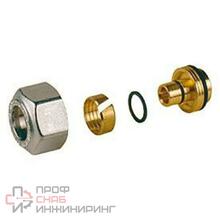 Переходник МП PE-X обж лат Дн20х2,5х16 Ру10 Giacomini