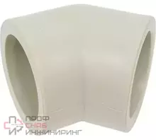 Угольник TEBO сер. PP-R 45 град. 110 (1/6)