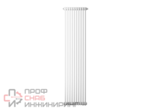 Радиатор труб. Zehnder Charleston 3180, 08 сек.1/2 бок.подк. RAL9016 (кроншт.в компл)