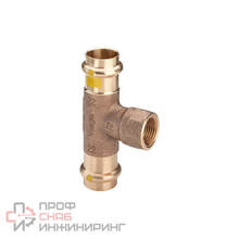 Тройник Profipress G, c SC-Contur, 22x1/2"x22 мм, бронза, модель 2617.2